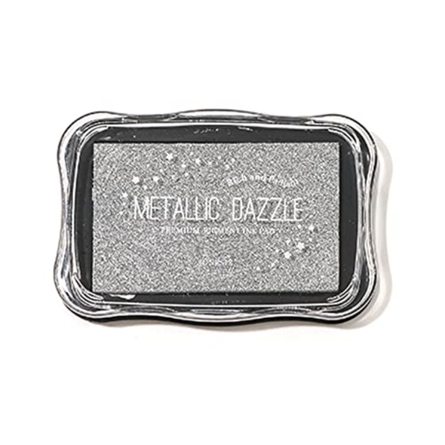 Stamping Ink Pad - Metallic Ink Pads for Rubber Stamps,