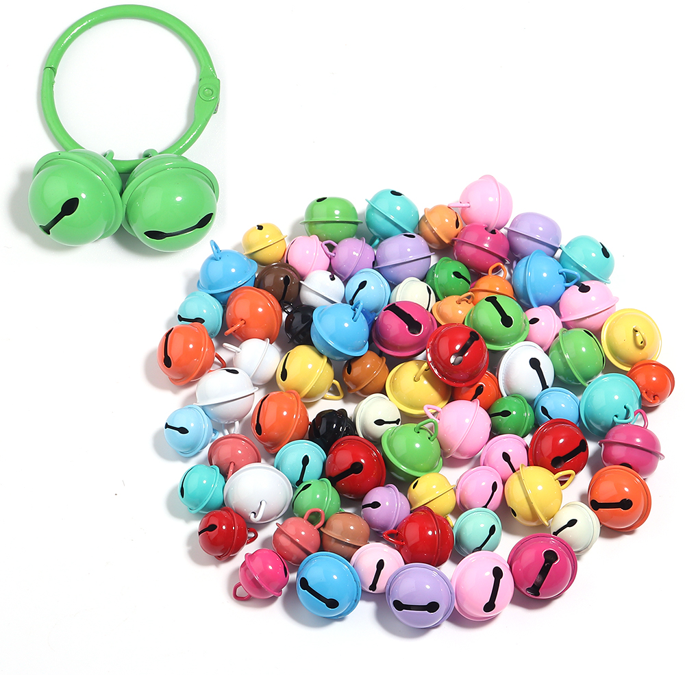 Art Craft Party - 30pcs/lot 14/17/22mm Mix Color Metal Jingle