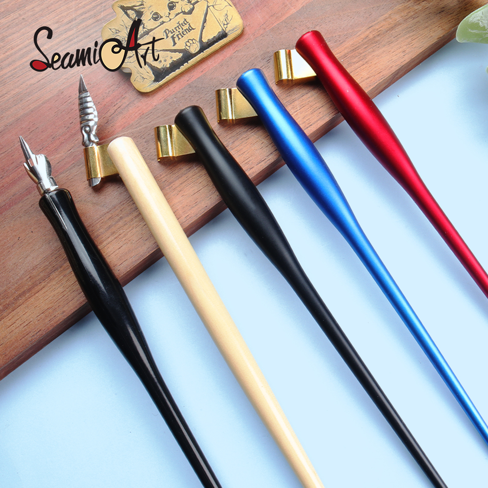 Calligraphy Pen Set - SeamiArt 1pc Multifunctional Dip Pen Holder