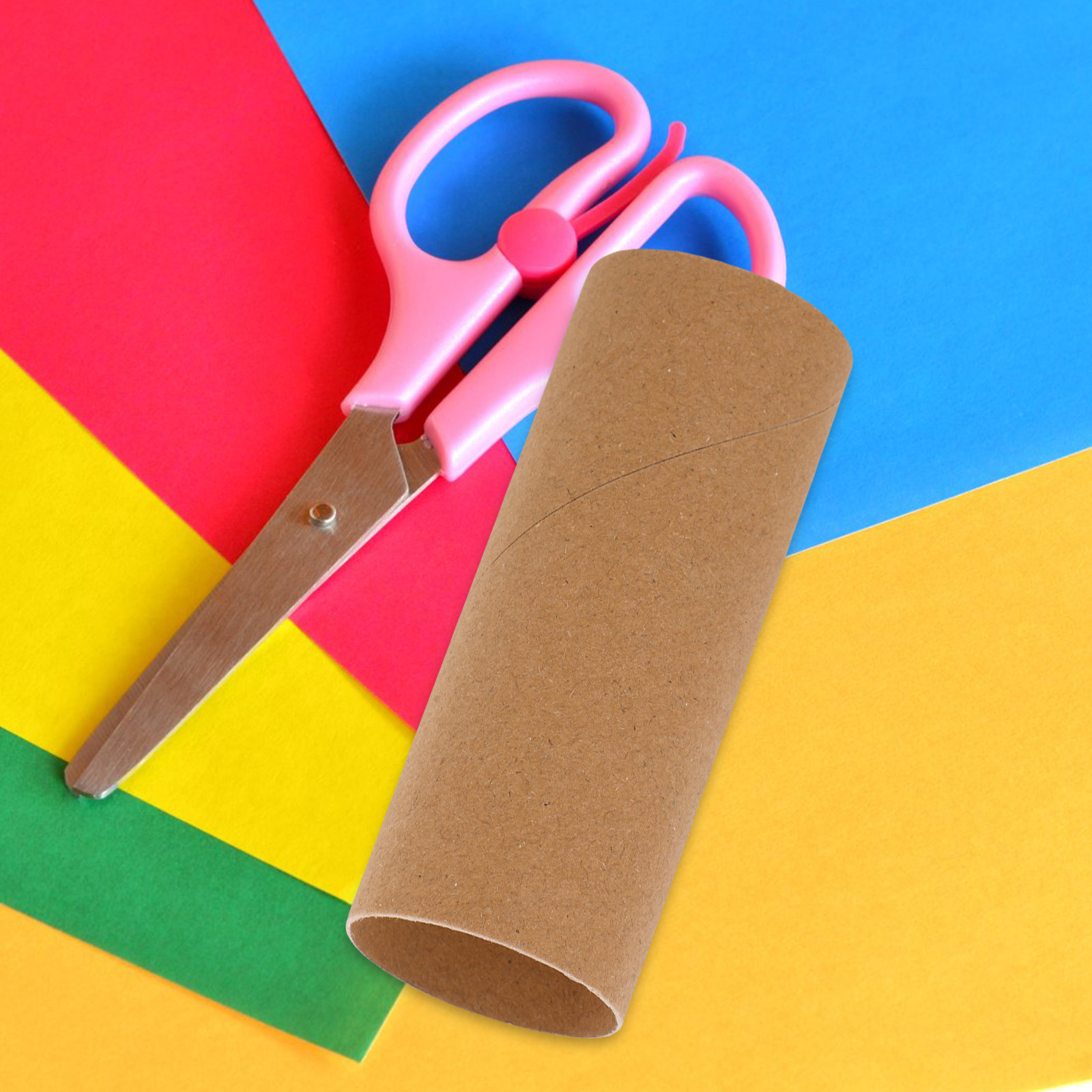 Art Craft Cardboard - 20Pcs DIY Paper Tubes Round Cardboard