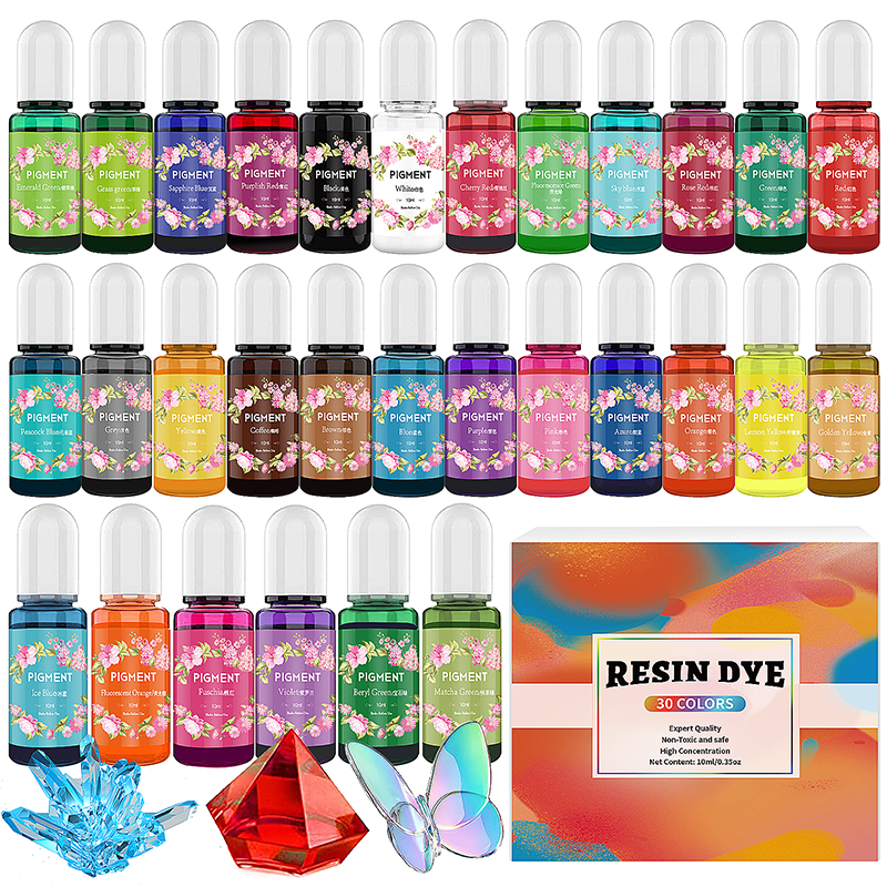 Resin Pigment Powder - DIY Epoxy Resin Pigment Kit Candle