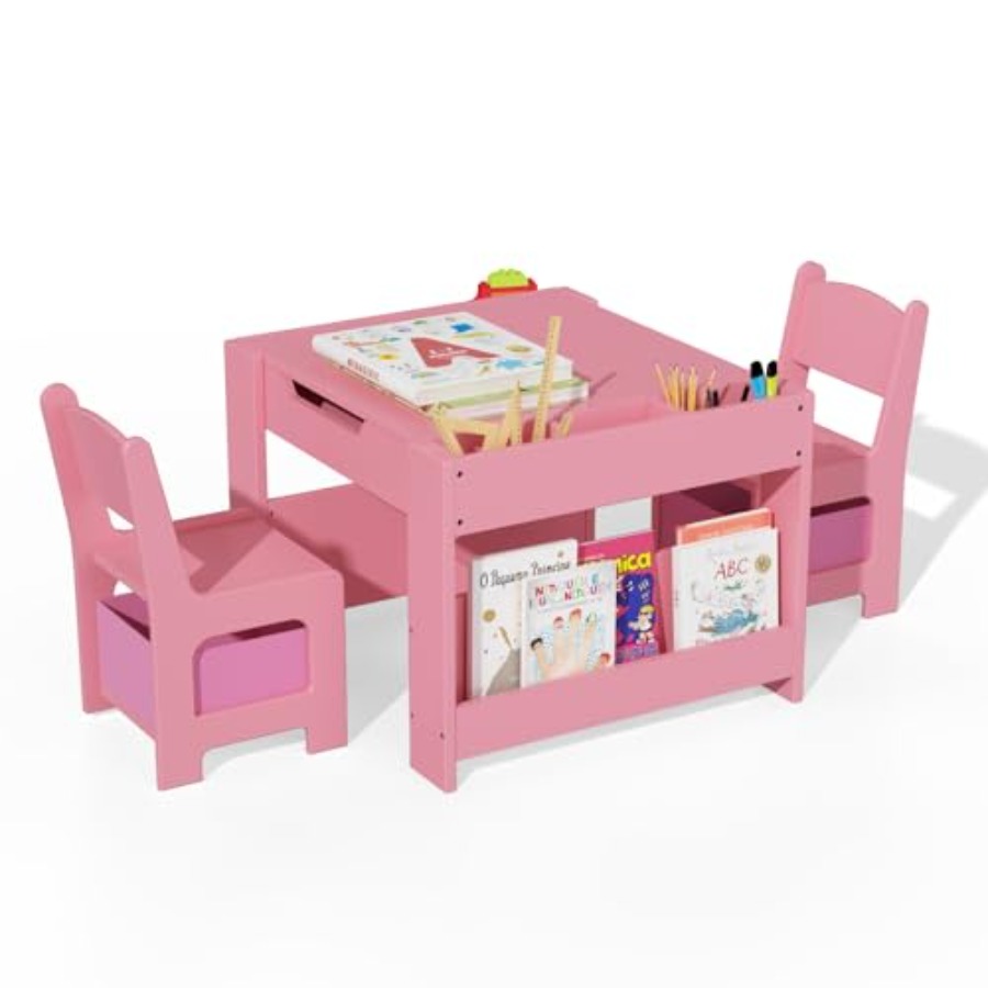 Art Craft Toddlers - 4 in 1 Wooden Activity Table