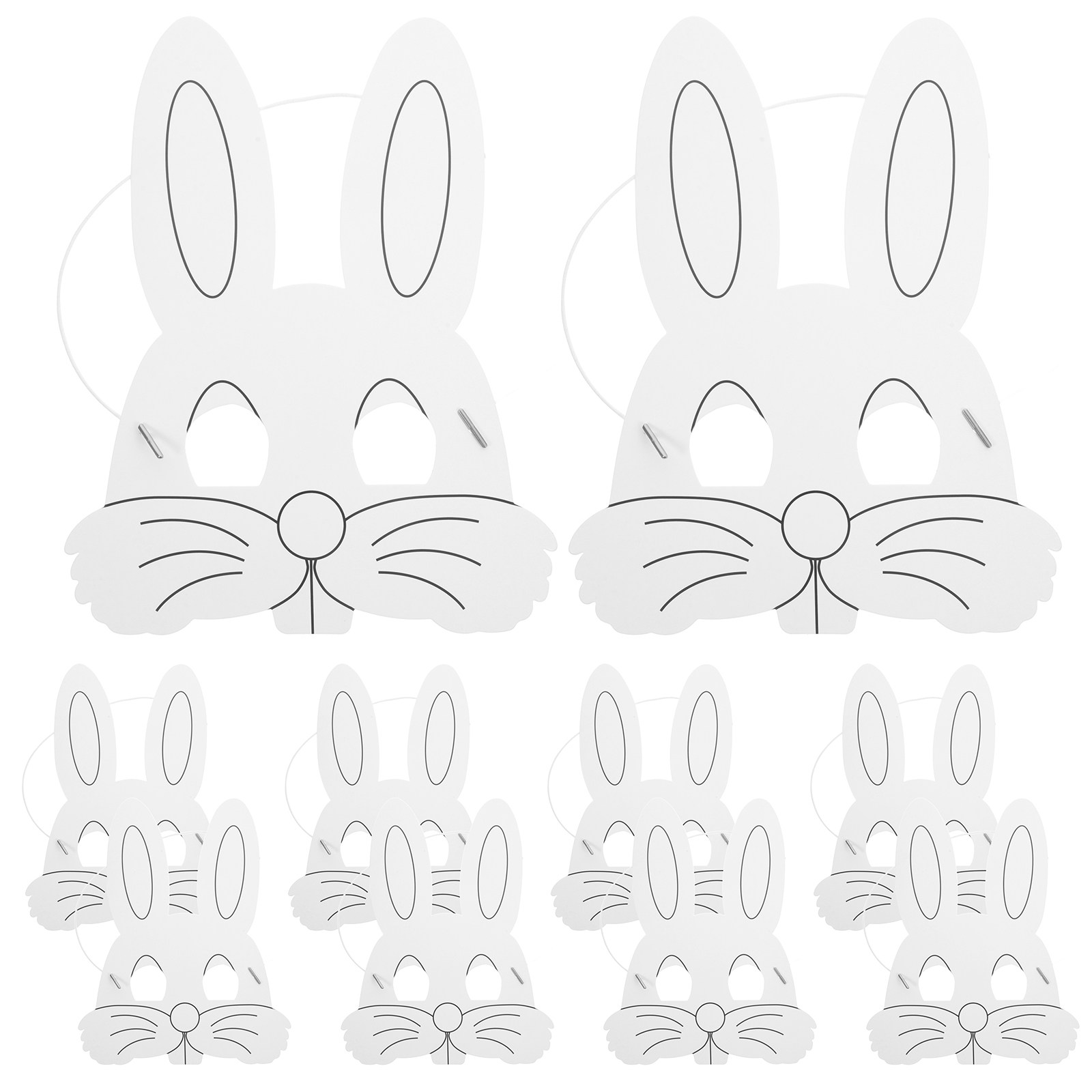 Art Craft Toddlers - 10Pcs Children's DIY Mask Craft Set