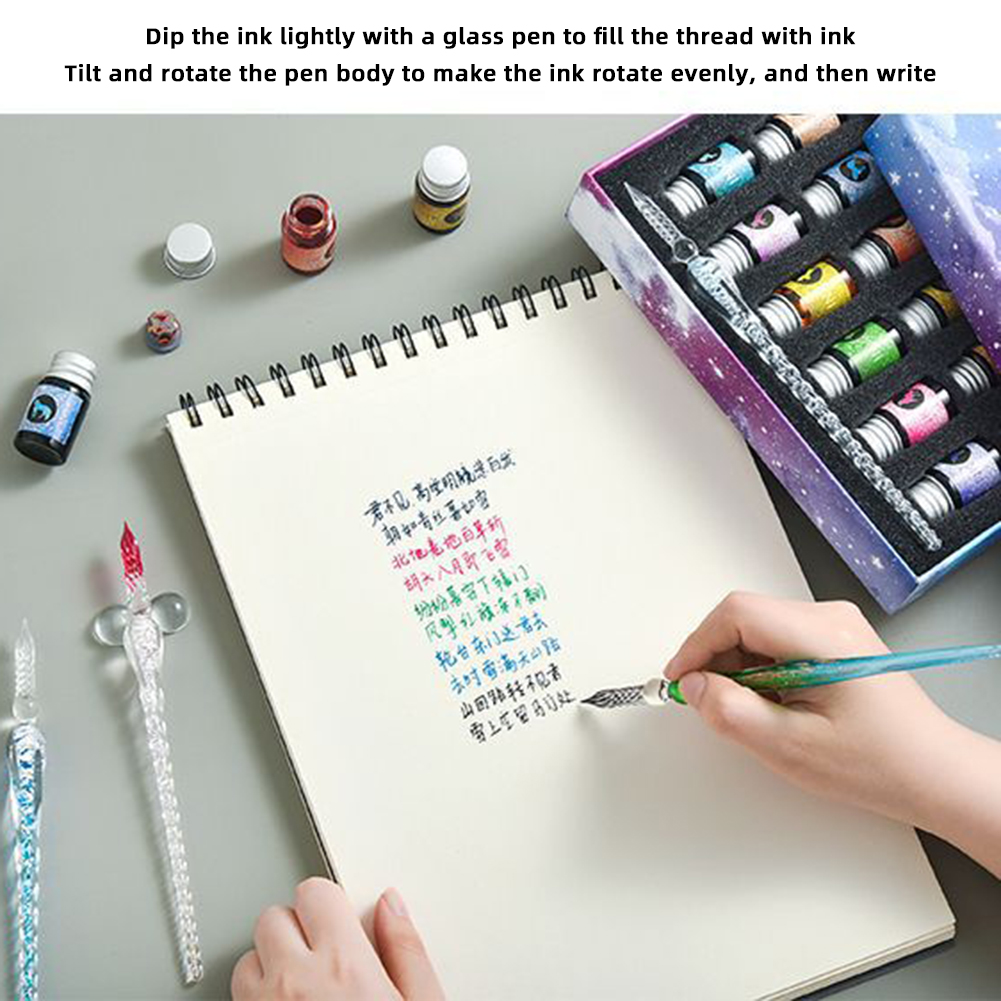 Calligraphy Glass Dip Pen Ink  - Calligraphy Pen Set recensione e prezzo