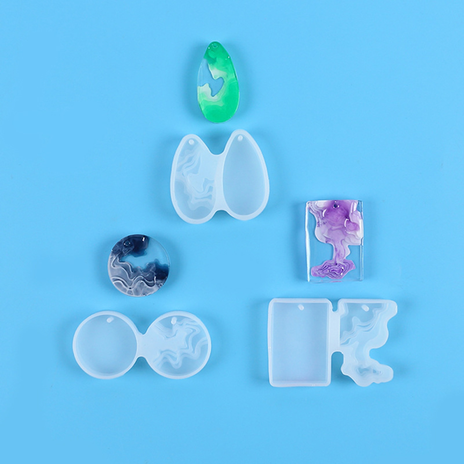 3pcs DIY Crystal Mold Set Roun - Art Craft Show recensione e prezzo