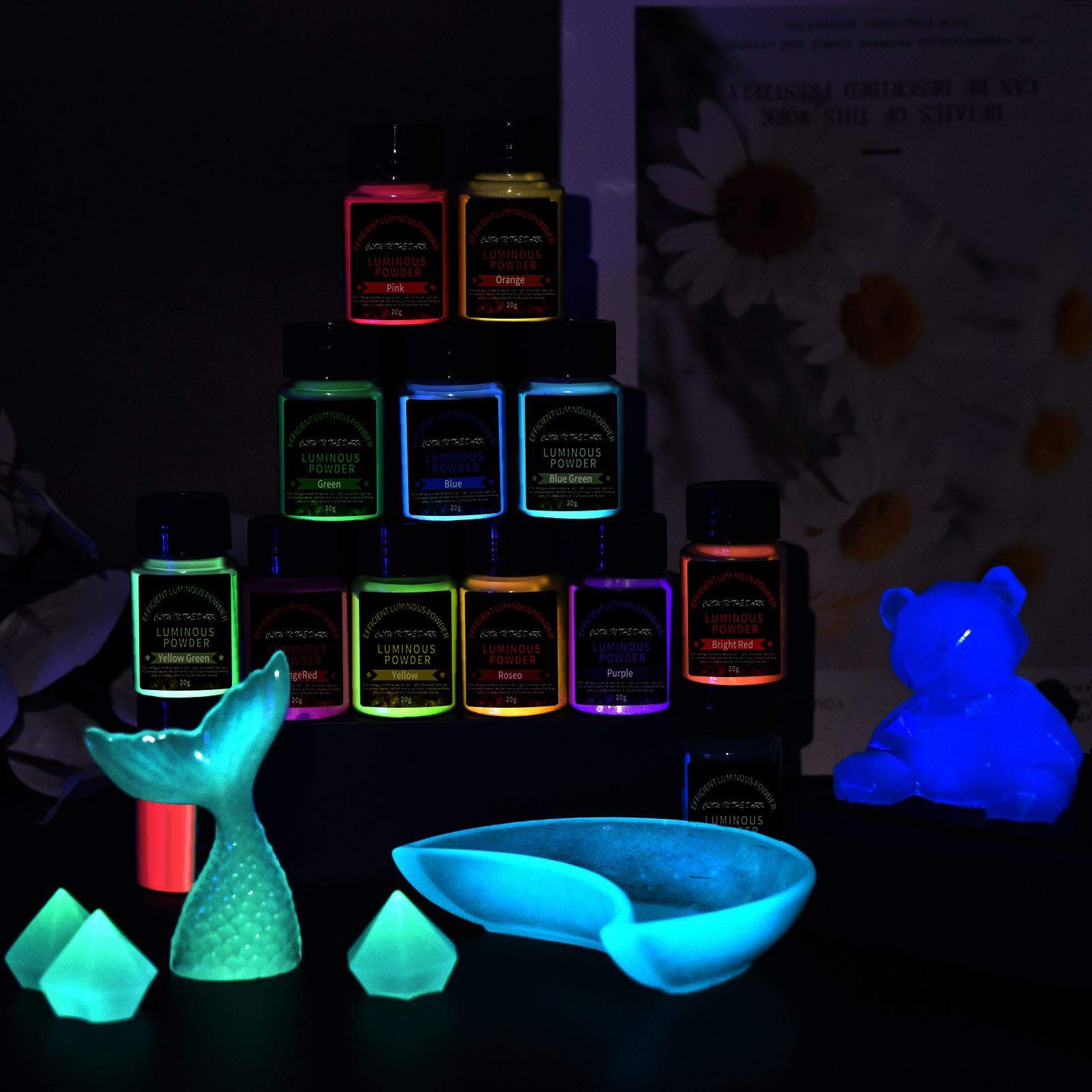 20g Long Lasting Bright Lumino - Resin Pigment Powder recensione e prezzo