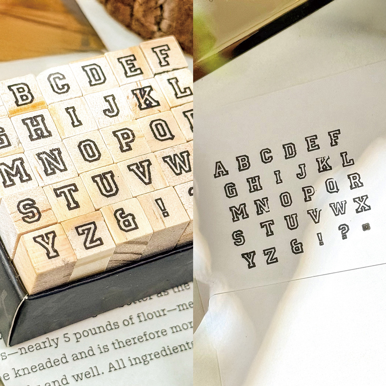 Creative Alphabet Wood Stamps  - Art Craft Show recensione e prezzo