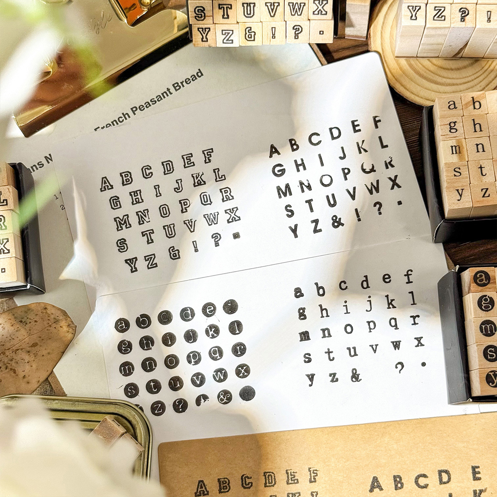 Creative Alphabet Wood Stamps  - Art Craft Show recensione e prezzo