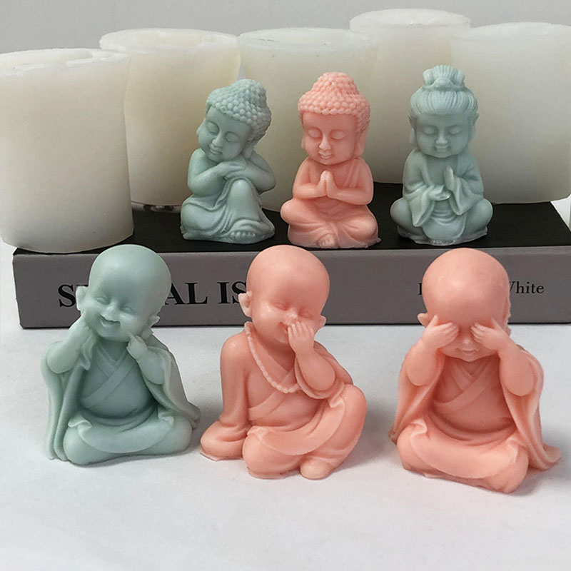3D Little Monk Candle Silicone - Art Craft Show recensione e prezzo