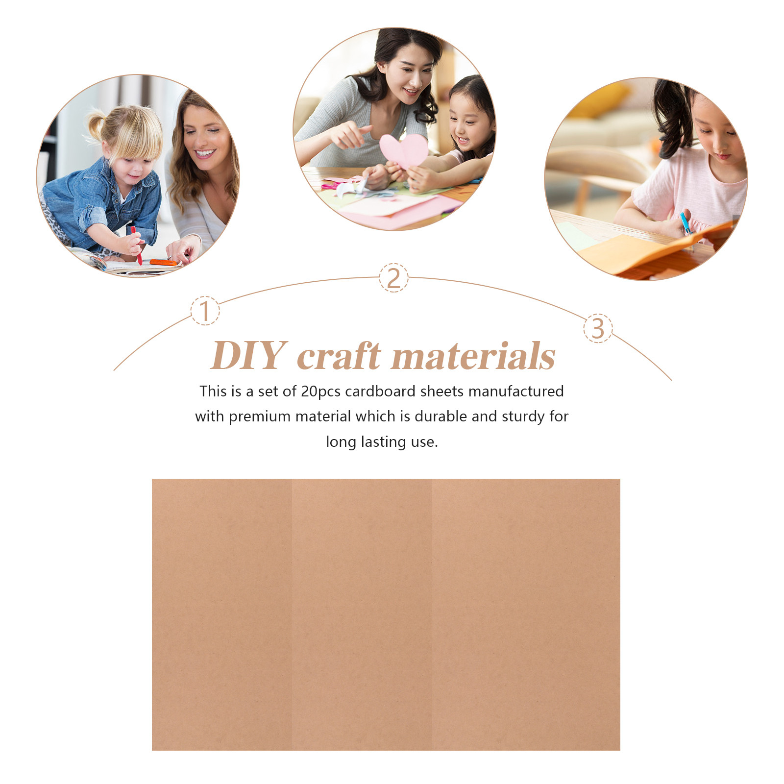 20Pcs Strong Kraft Cardboard S - Art Craft Cardboard recensione e prezzo