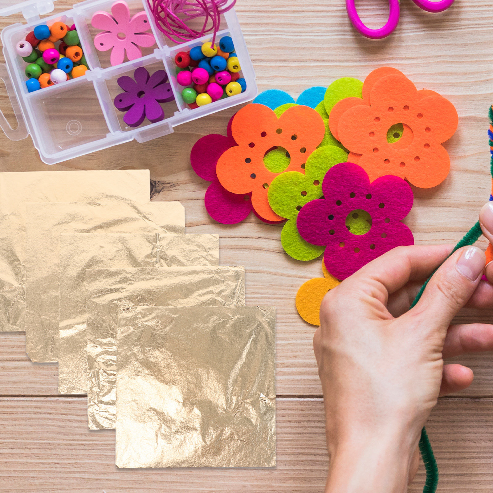 100 Sheets Gold Foil Sheets 14 - Art Craft Paper recensione e prezzo