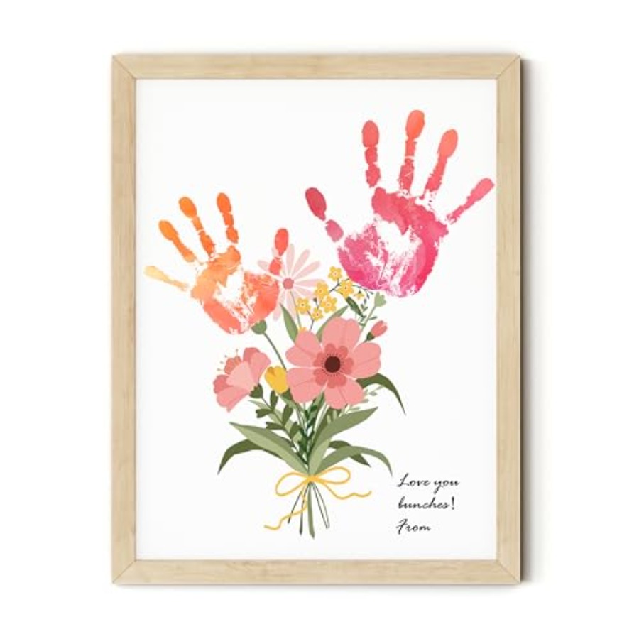 Flower Bouquet Handprint Art C - Art & Craft Paper Origami recensione e prezzo