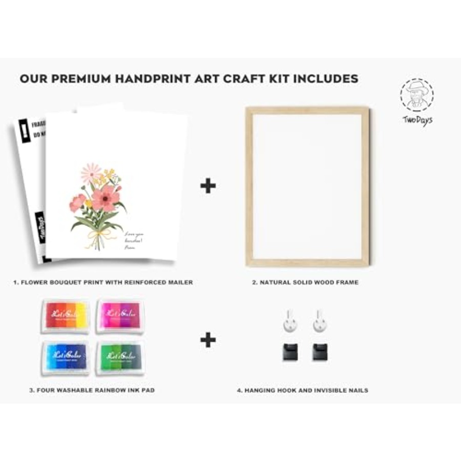 Flower Bouquet Handprint Art C - Art & Craft Paper Origami recensione e prezzo