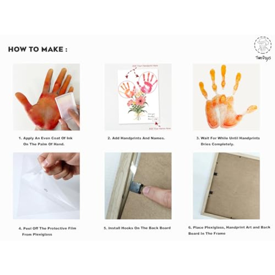 Flower Bouquet Handprint Art C - Art & Craft Paper Origami recensione e prezzo