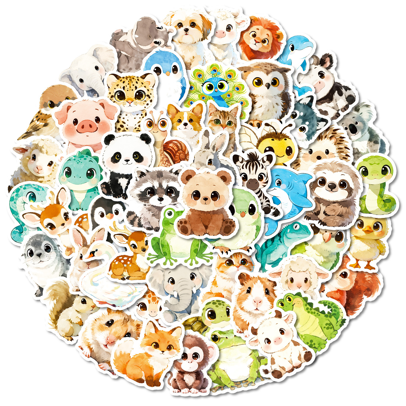 56Pcs Cute Animal Cartoon Graf - Art Craft Notebook recensione e prezzo