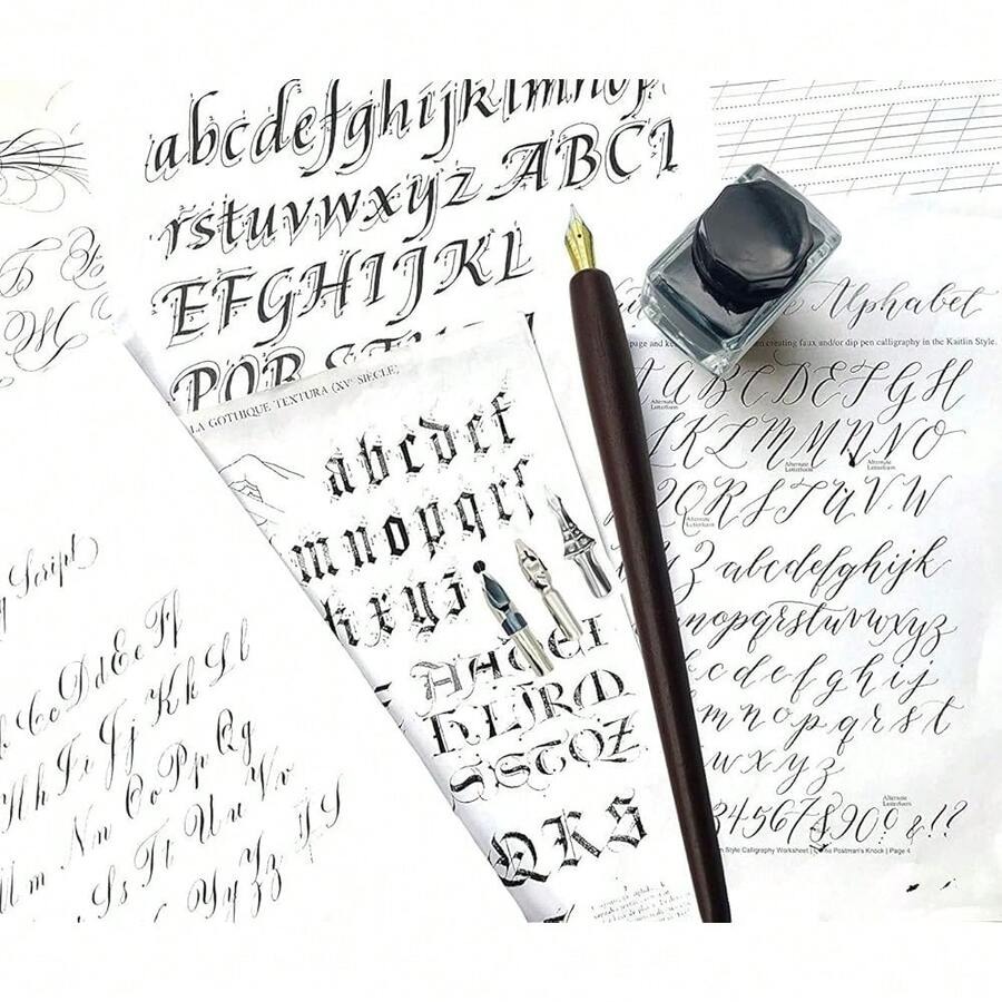 Pens Set -Wooden Dip Pen Handc - Calligraphy Pen Set recensione e prezzo