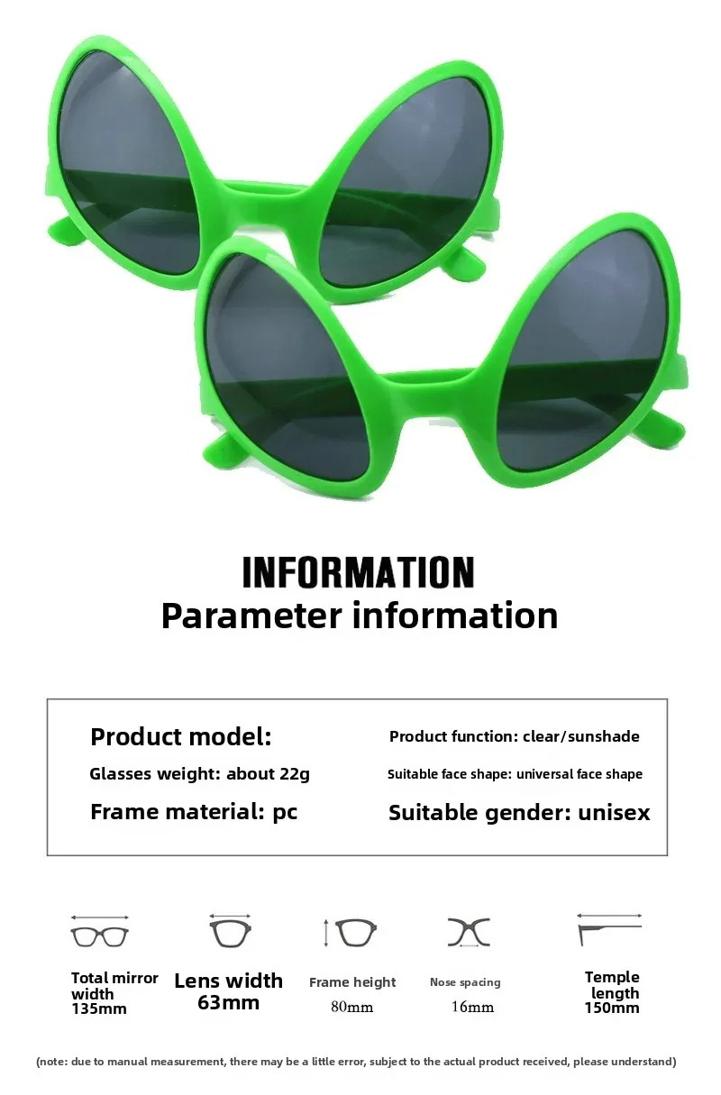 Green Alien Martian Quirky Sun - Art Craft Party recensione e prezzo