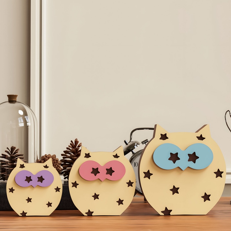 Owl Desktop Ornament Silicone  - Art Craft Show recensione e prezzo