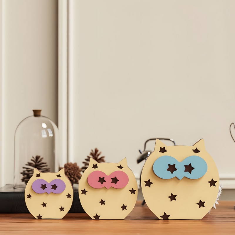 Owl Desktop Ornament Silicone  - Art Craft Show recensione e prezzo