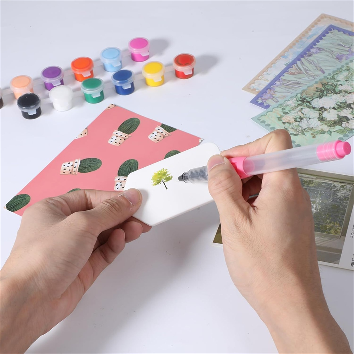 AA98 6Pcs Brushes for Painting - Calligraphy Pen Set recensione e prezzo