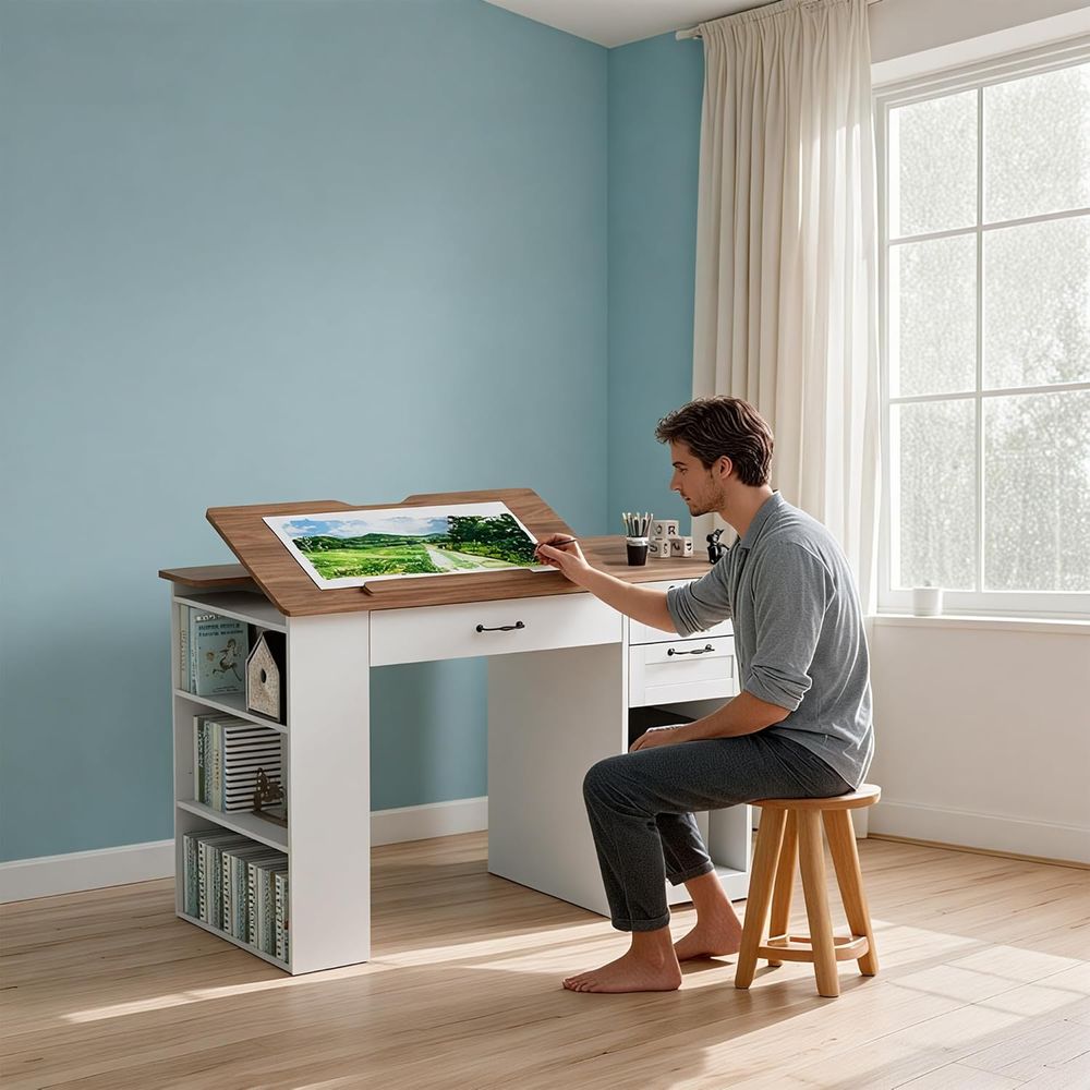 Drating Table with Storage Cab - Art & Craft Paper Origami recensione e prezzo