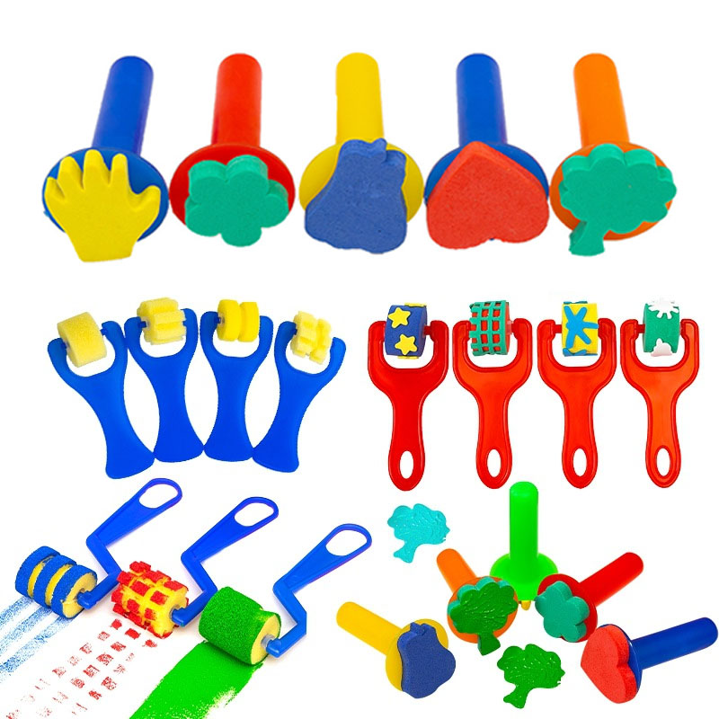 Children Toddler Sponge Stamp  - Art Craft Toddlers recensione e prezzo
