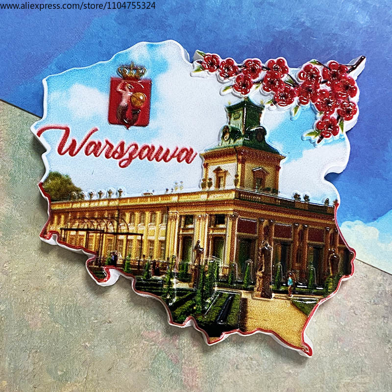 Warsaw 3D refrigerator magnet  - Art Craft Magnet recensione e prezzo