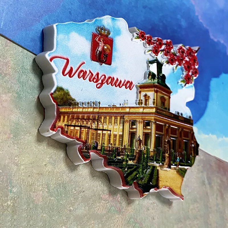 Warsaw 3D refrigerator magnet  - Art Craft Magnet recensione e prezzo