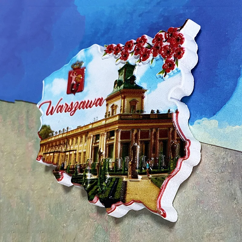 Warsaw 3D refrigerator magnet  - Art Craft Magnet recensione e prezzo