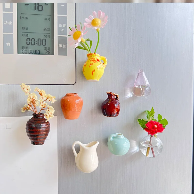 Creative Cute MINI Glass Vase  - Art Craft Magnet recensione e prezzo