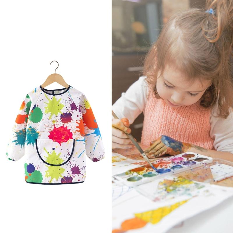 Y1UB 2Pieces Children Art Smoc - Art Craft Toddlers recensione e prezzo
