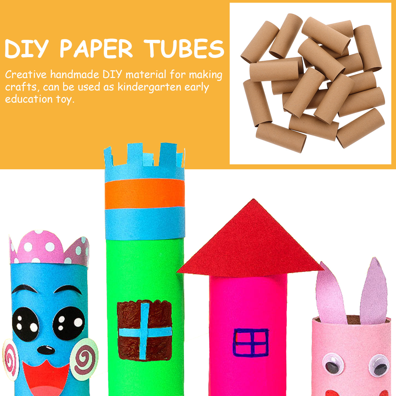 20Pcs DIY Paper Tubes Round Ca - Art Craft Cardboard recensione e prezzo