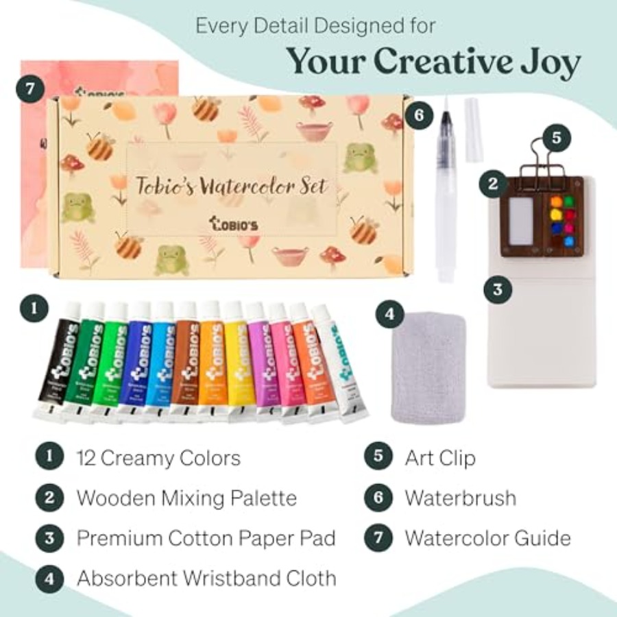 Original Mini Wooden Watercolo - Art & Craft Paper Origami recensione e prezzo