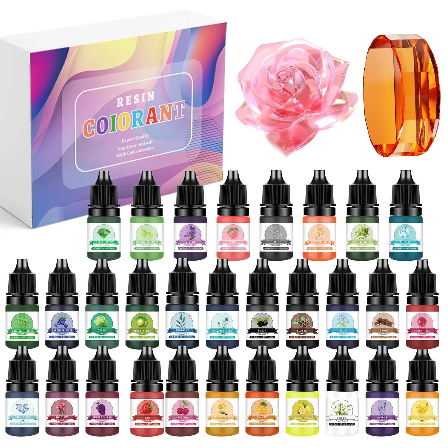 30Colors 5ml Epoxy Resin Pigme - Resin Pigment Powder recensione e prezzo