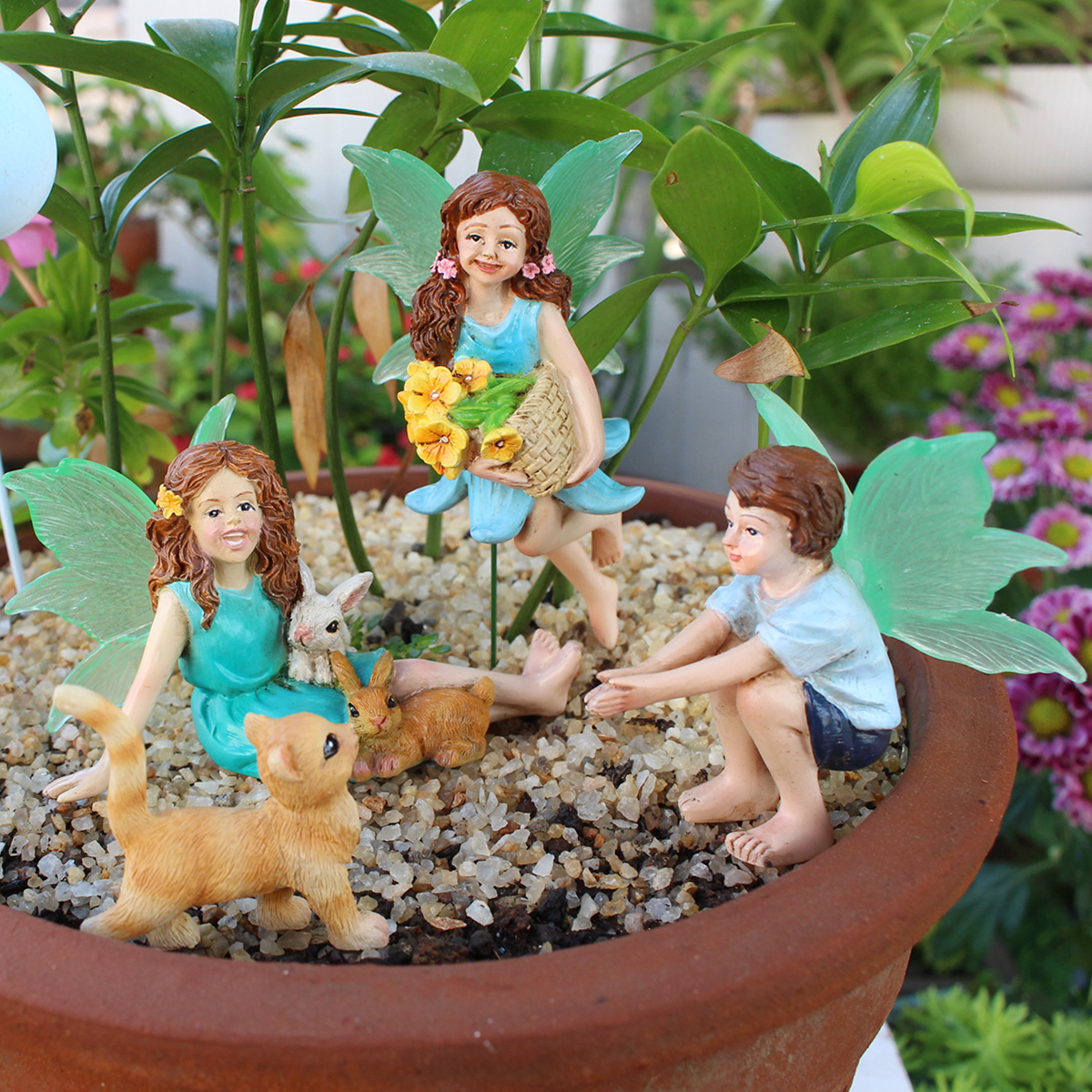 4pc Flower Fairy and Animal Pa - Art Craft Party recensione e prezzo