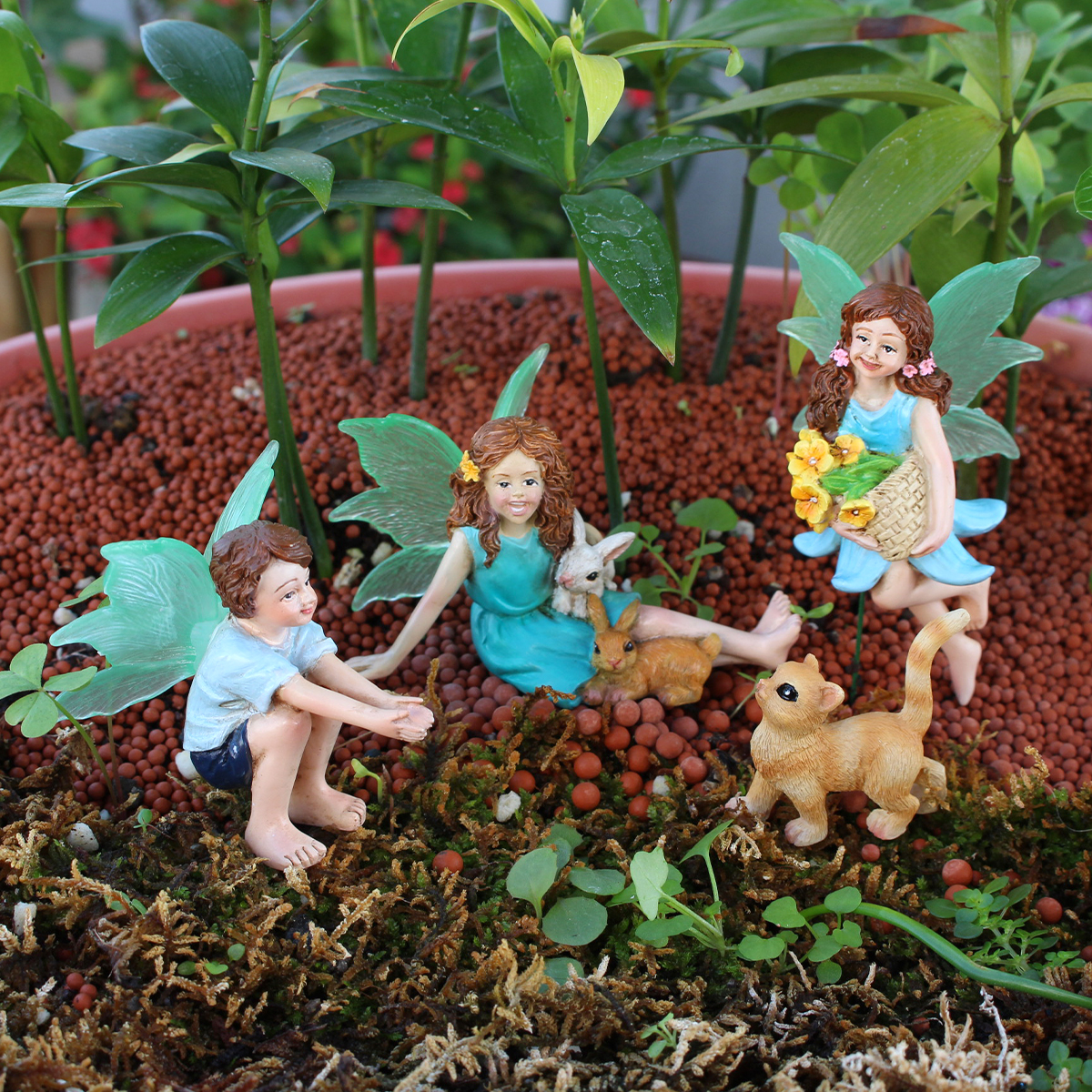 4pc Flower Fairy and Animal Pa - Art Craft Party recensione e prezzo