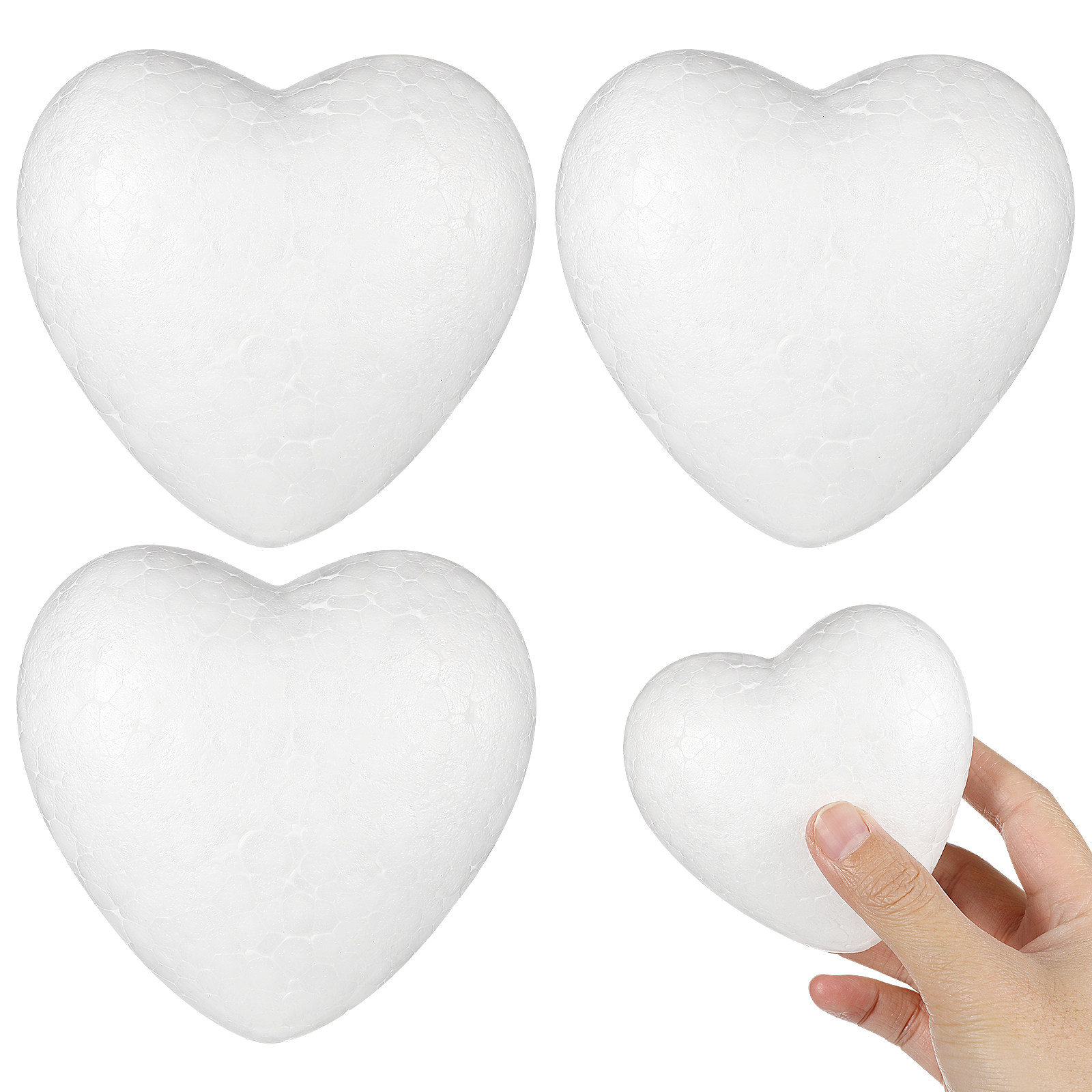 3Pcs Polystyrene Heart Balls 1 - Art Craft Party recensione e prezzo