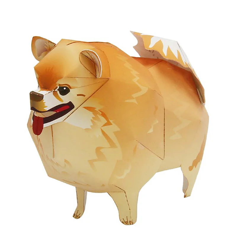 Pomeranian Dog Folding Origami - Art Craft Cardboard recensione e prezzo