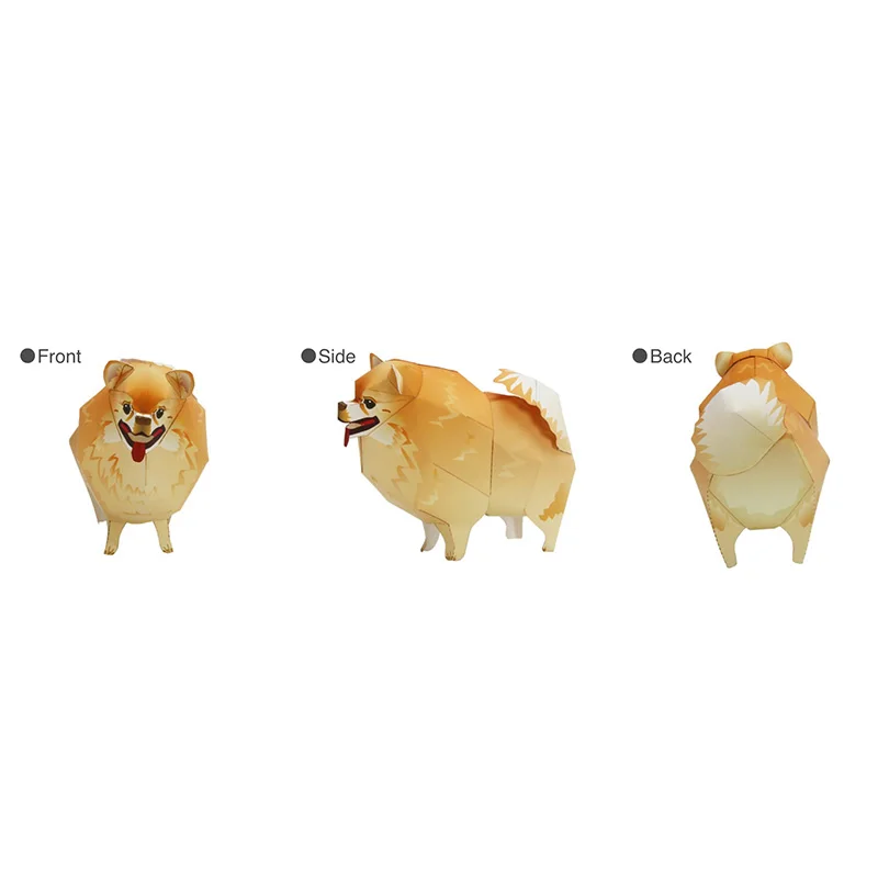 Pomeranian Dog Folding Origami - Art Craft Cardboard recensione e prezzo