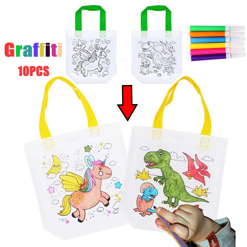 1-10pcs Sets DIY Graffiti Bag  - Art Craft Notebook recensione e prezzo
