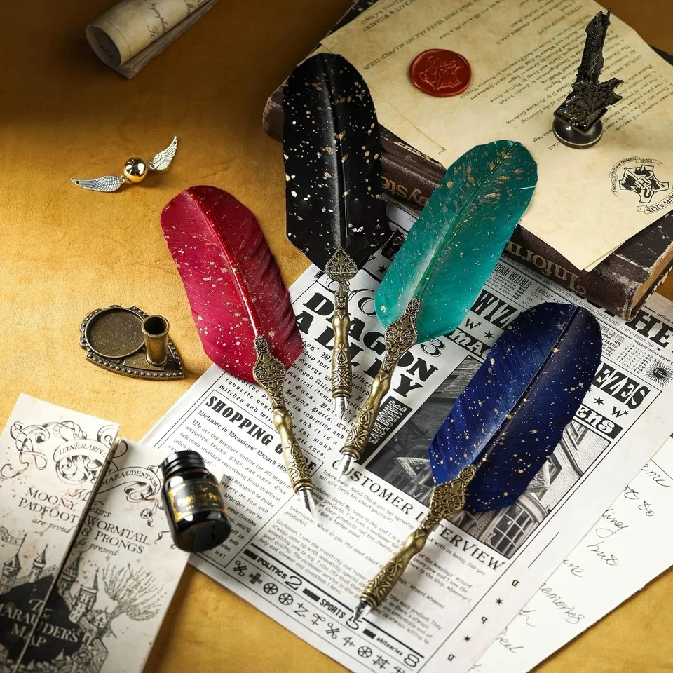 Premium vintage quill pen set, - Calligraphy Pen Set recensione e prezzo