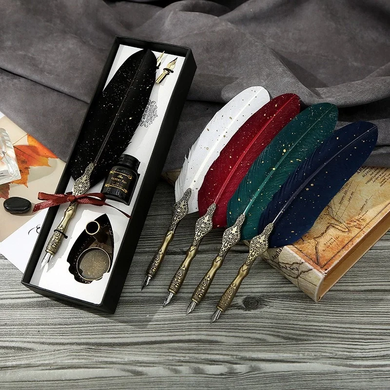 Premium vintage quill pen set, - Calligraphy Pen Set recensione e prezzo