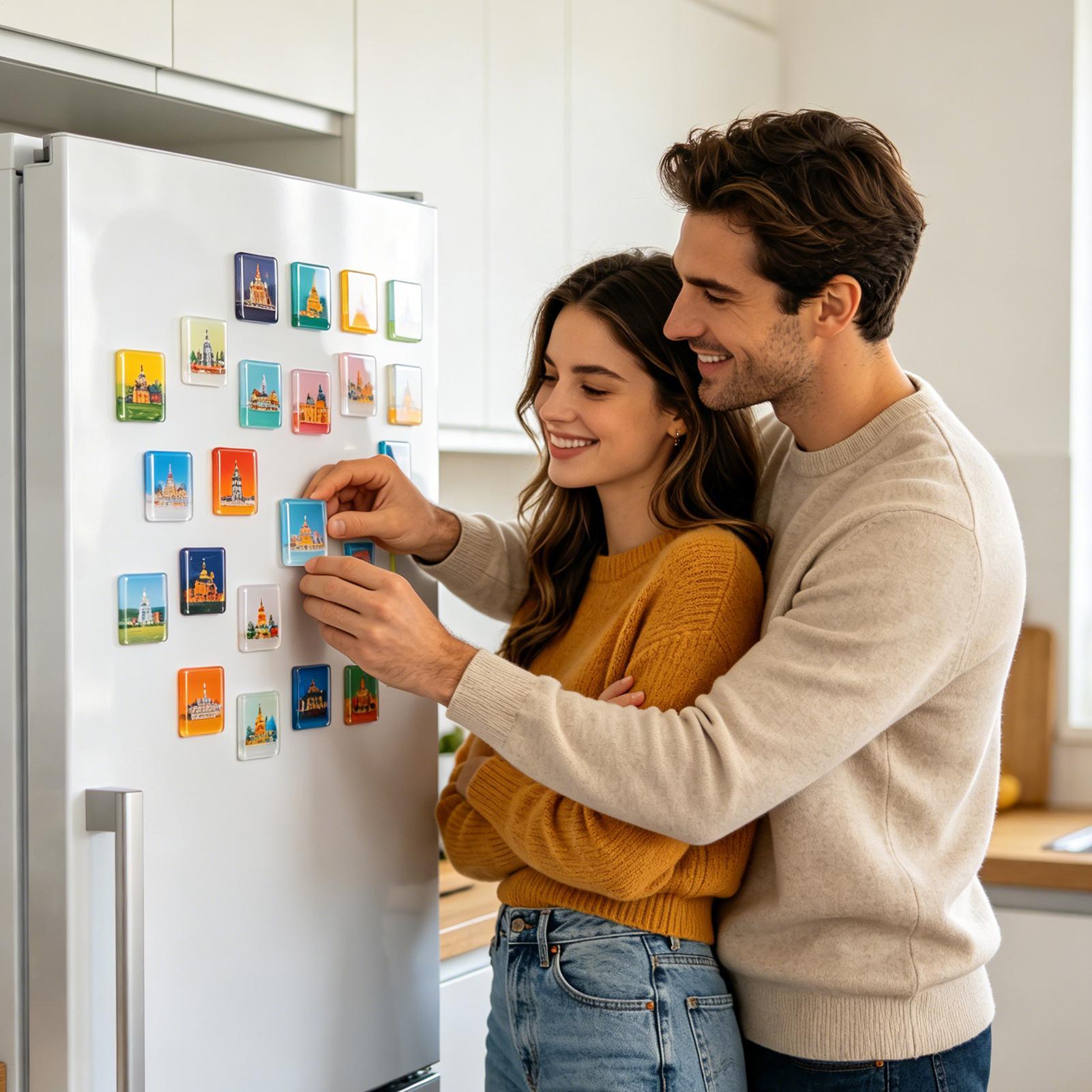 Square Acrylic DIY Fridge Magn - Art Craft Magnet recensione e prezzo