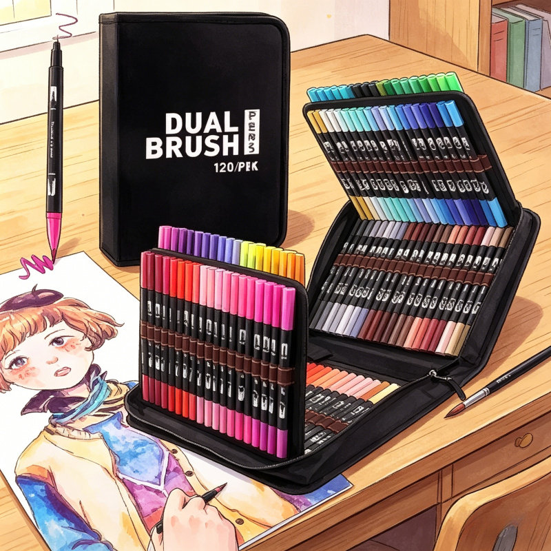 72 Colors Dual Tip Watercolor  - Watercolor Brush Pen recensione e prezzo