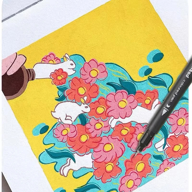 72 Colors Dual Tip Watercolor  - Watercolor Brush Pen recensione e prezzo