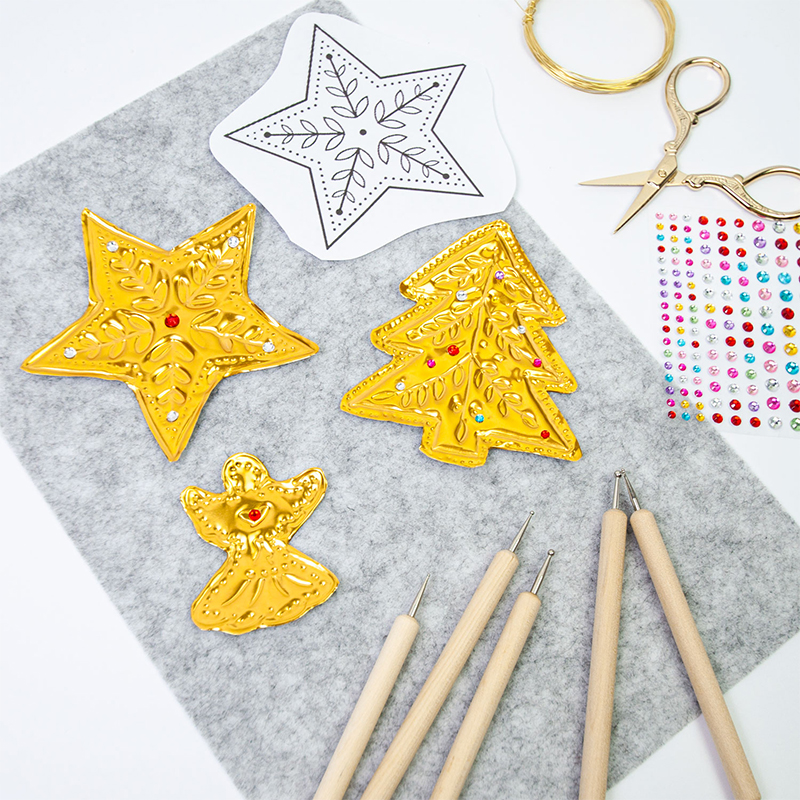 DIY Gold Foil Art Relief Chris - Art Craft Paper recensione e prezzo