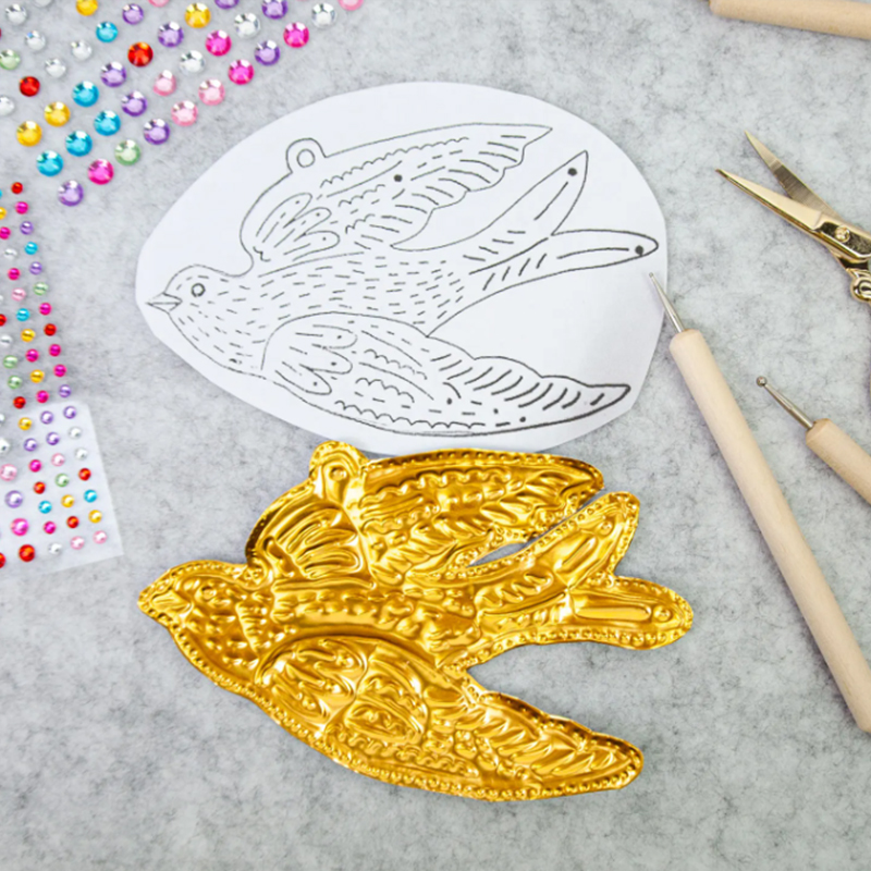 DIY Gold Foil Art Relief Chris - Art Craft Paper recensione e prezzo