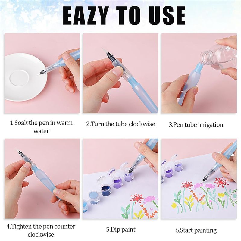 A33R-12 Pack Refillable Waterc - Watercolor Brush Pen recensione e prezzo
