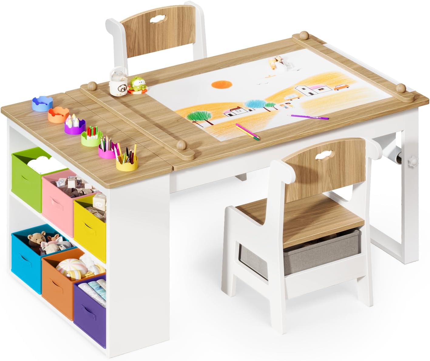 Kids Art Table and Chairs, Tod - Art Craft Toddlers recensione e prezzo