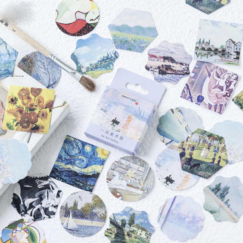 46pcs Art Museum Boxed Sticker - Art Craft Museum recensione e prezzo